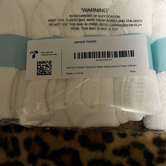 HIPHOP PANDA BAMBOO NWOT 2 LAYER WHITE SOFT BABY WASHCLOTHS - Picture 14 of 14
